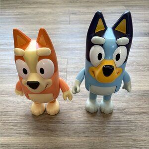 Best Friend Bluey amp Bingo Large Action Figures Set